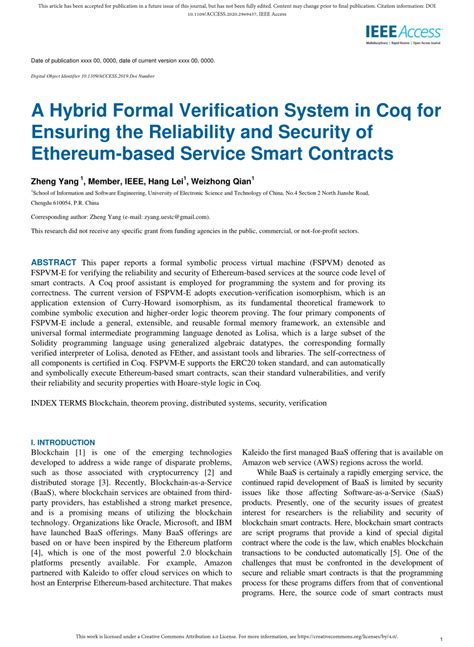 Ethereum: Formal security analysis of Bitcoin
