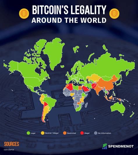 Ethereum: What is the current legal status of Bitcoin around the world?
